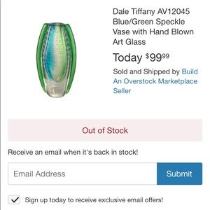 Dale Tiffany Vase